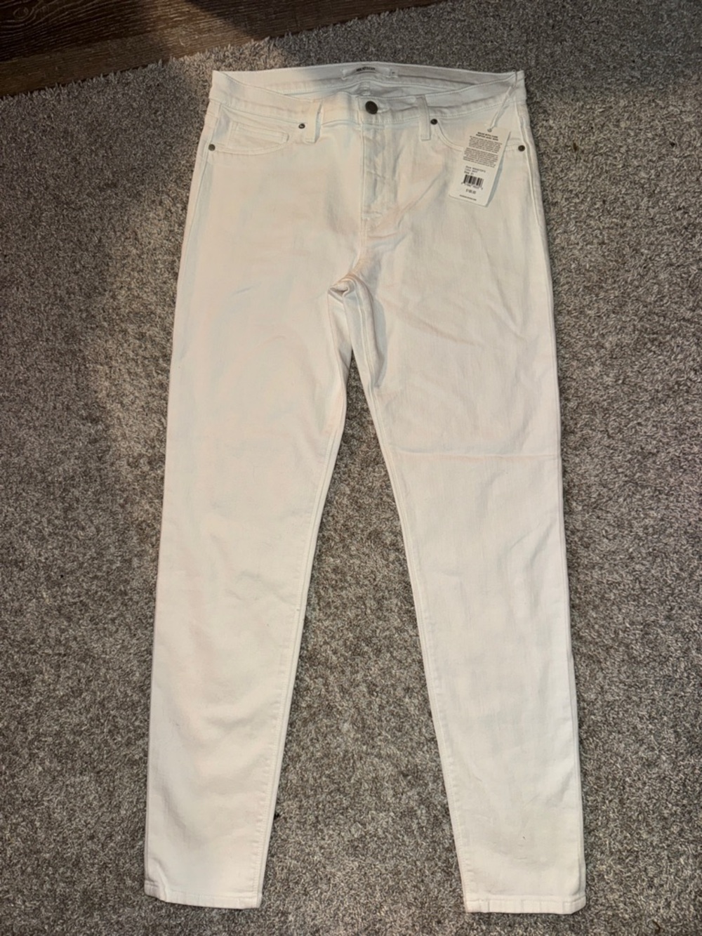 Hudson Jeans White Skinny Jeans